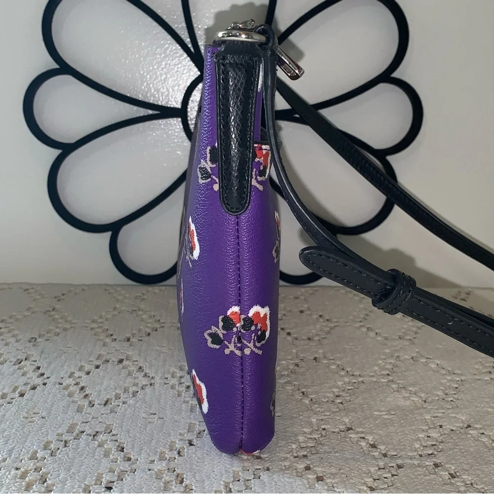 Coach Bramble Rose Crossbody Bag and Black Pouch - Picture 7 of 16